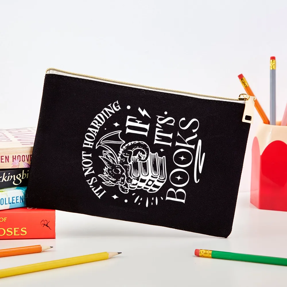 Pagewings It's Not Hoarding If It's Books Pouch