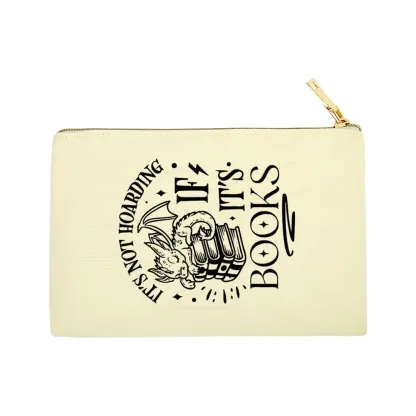 Pagewings It's Not Hoarding If It's Books Pouch