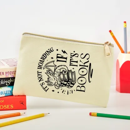 Pagewings It's Not Hoarding If It's Books Pouch