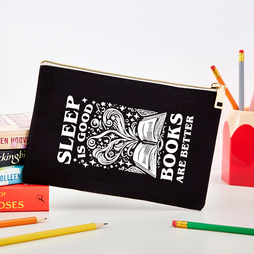 Pagewings Sleep is Good Books are Better Pouch