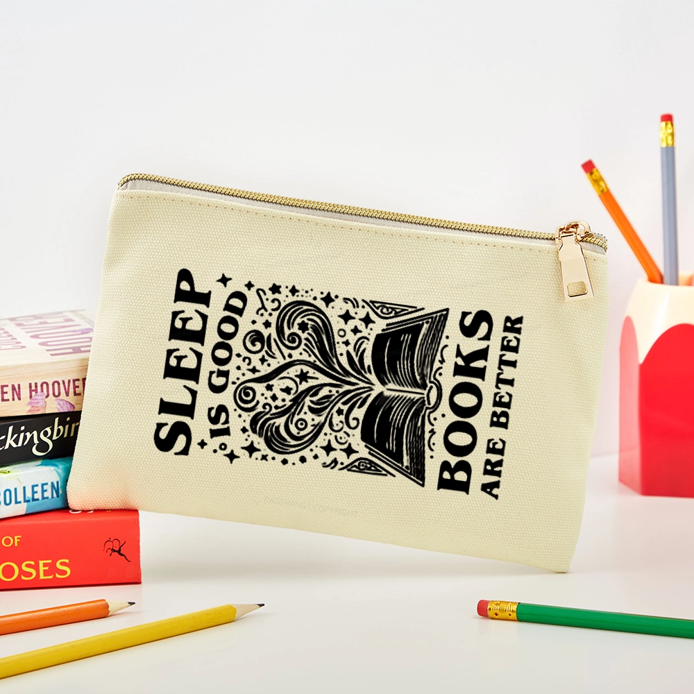 Pagewings Sleep is Good Books are Better Pouch