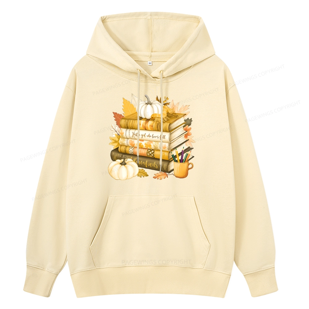 Pagewings Thanksgiving Fall Pumpkin Unisex Classic Hoodie