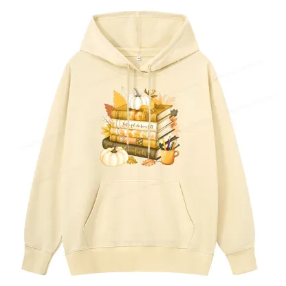 Pagewings Thanksgiving Fall Pumpkin Unisex Classic Hoodie