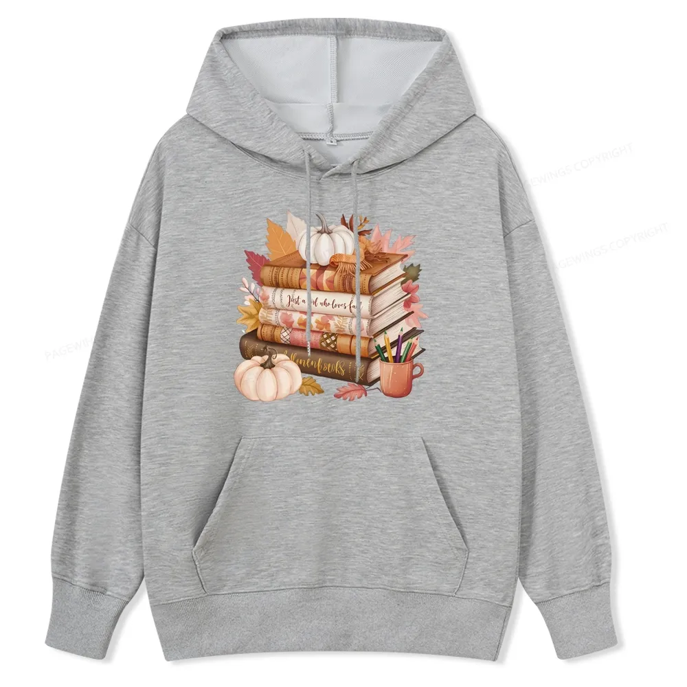Pagewings Thanksgiving Fall Pumpkin Unisex Classic Hoodie