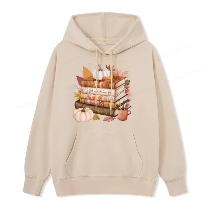 Pagewings Thanksgiving Fall Pumpkin Unisex Classic Hoodie