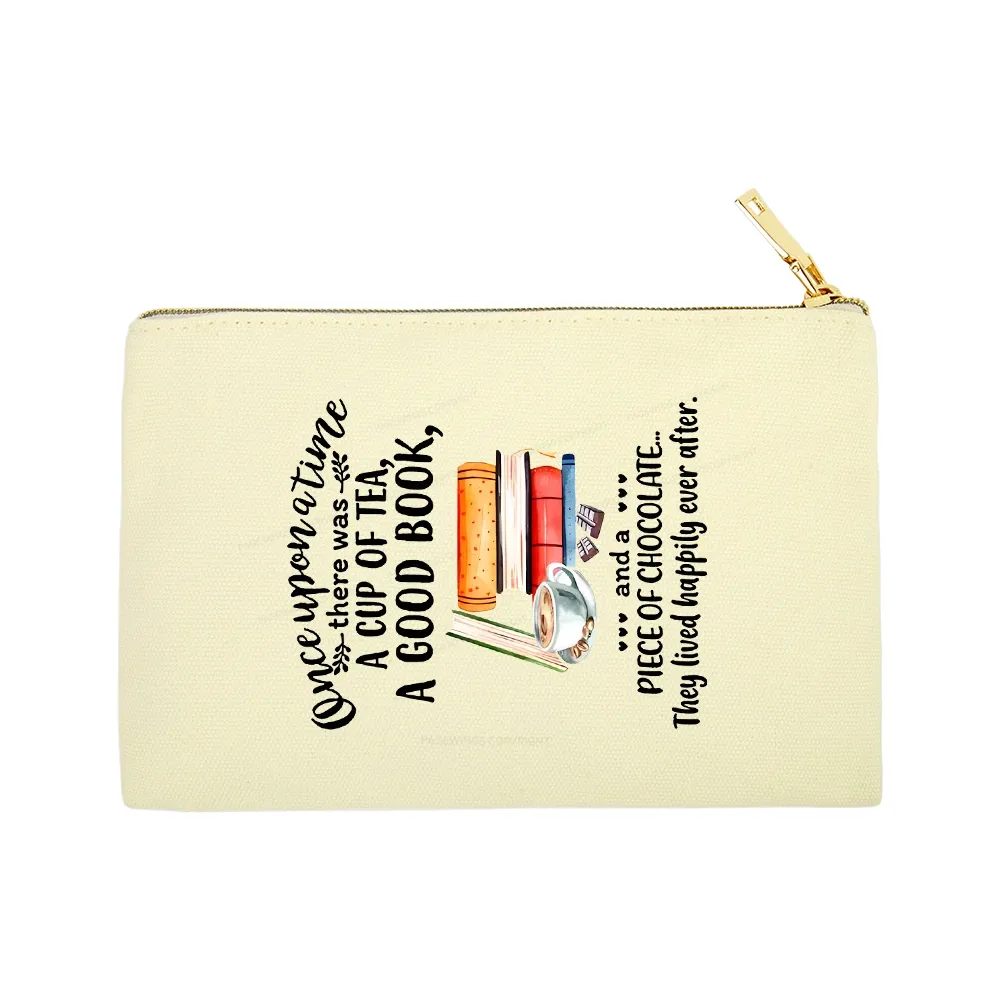 Pagewings Books And Chocolate  Pouch