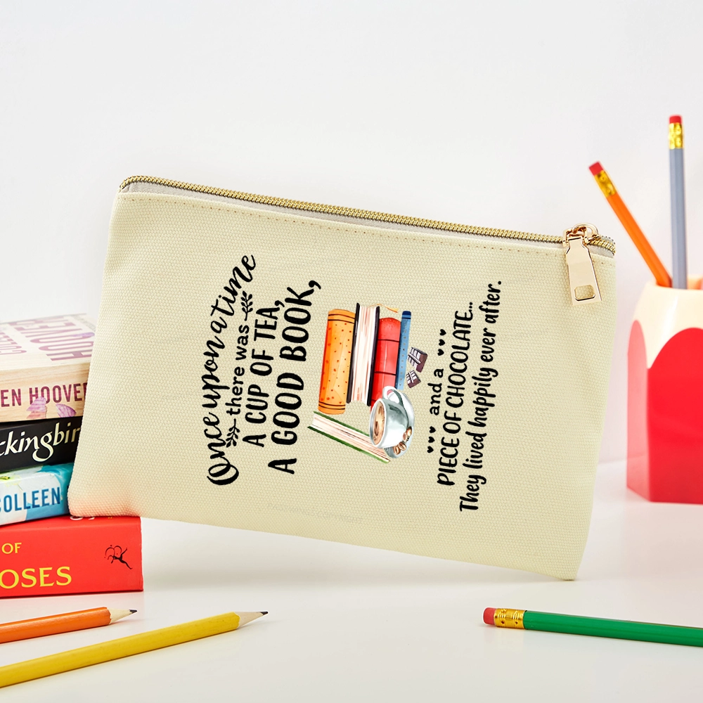 Pagewings Books And Chocolate  Pouch