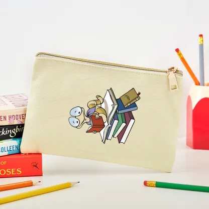 Pagewings Reading Snail and Book Pouch
