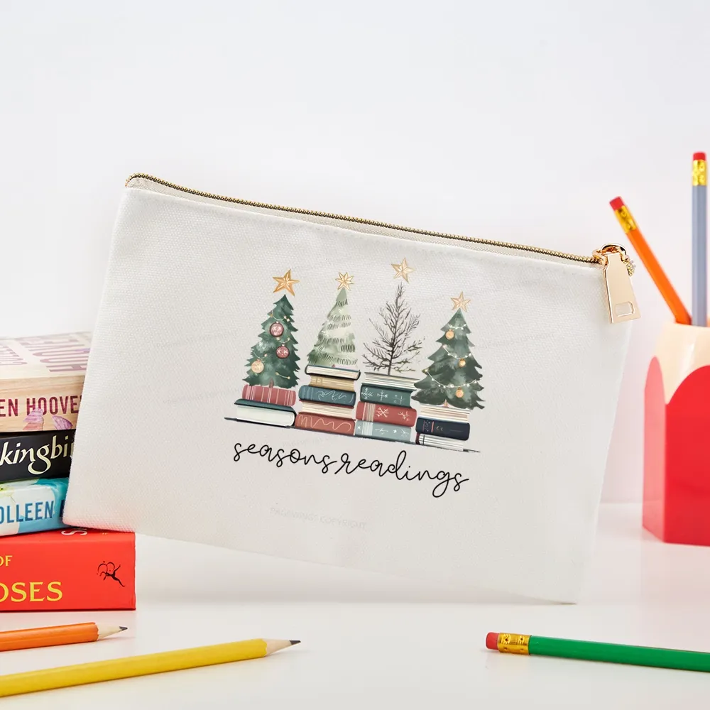 Pagewings Bookish Christmas Pouch