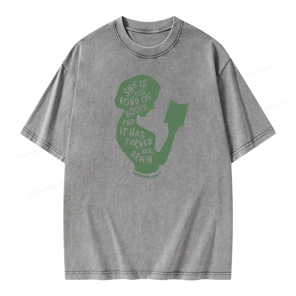 Pagewings Emotionally Attached To Fictional Characters Unisex Washed T