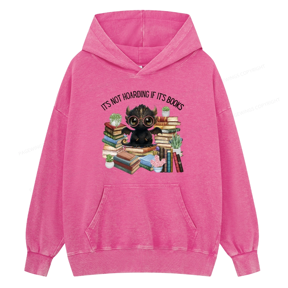 [Copy]Pagewings Fourth Wing Merry Bookmas Unisex Washed Hoodie