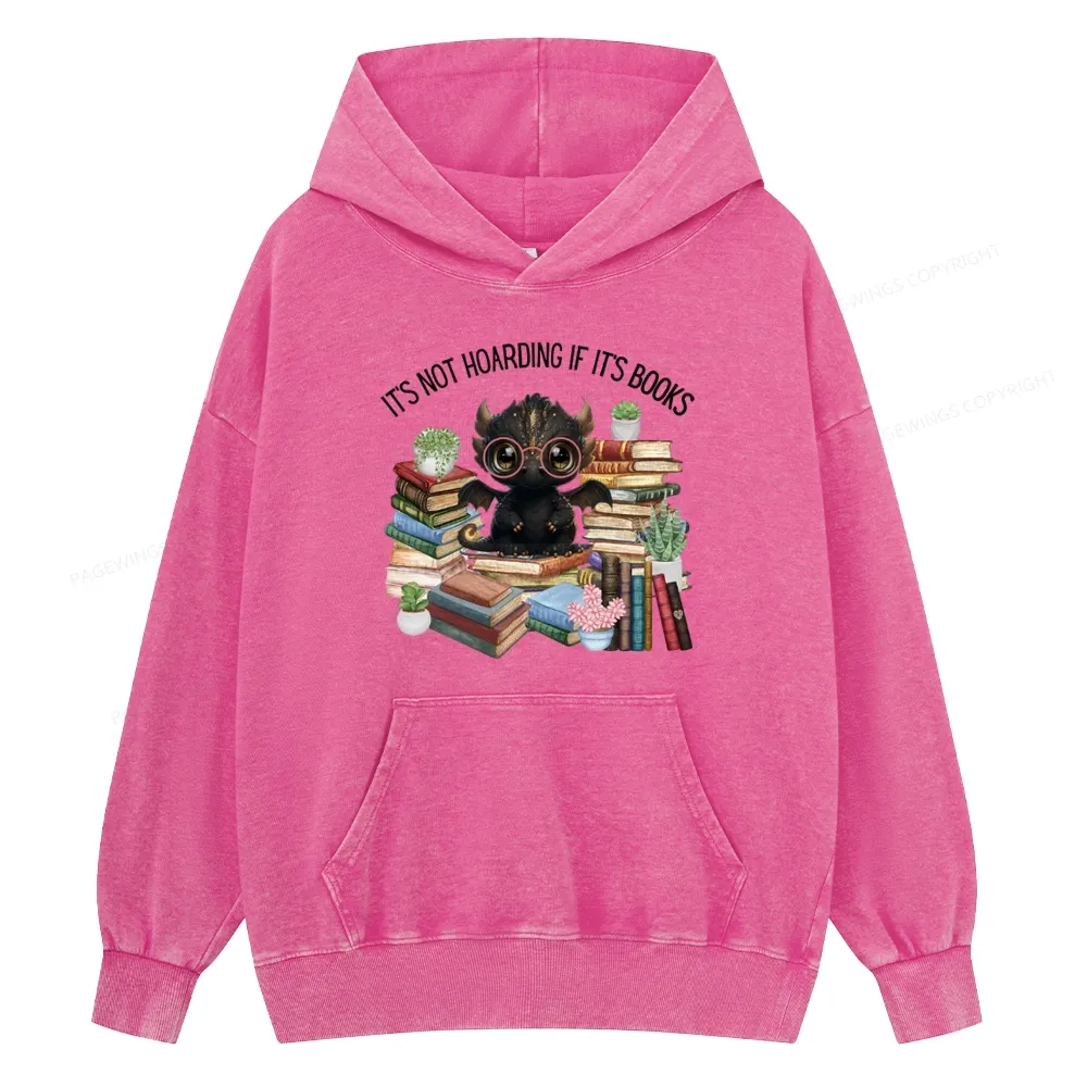 [Copy]Pagewings Fourth Wing Merry Bookmas Unisex Washed Hoodie