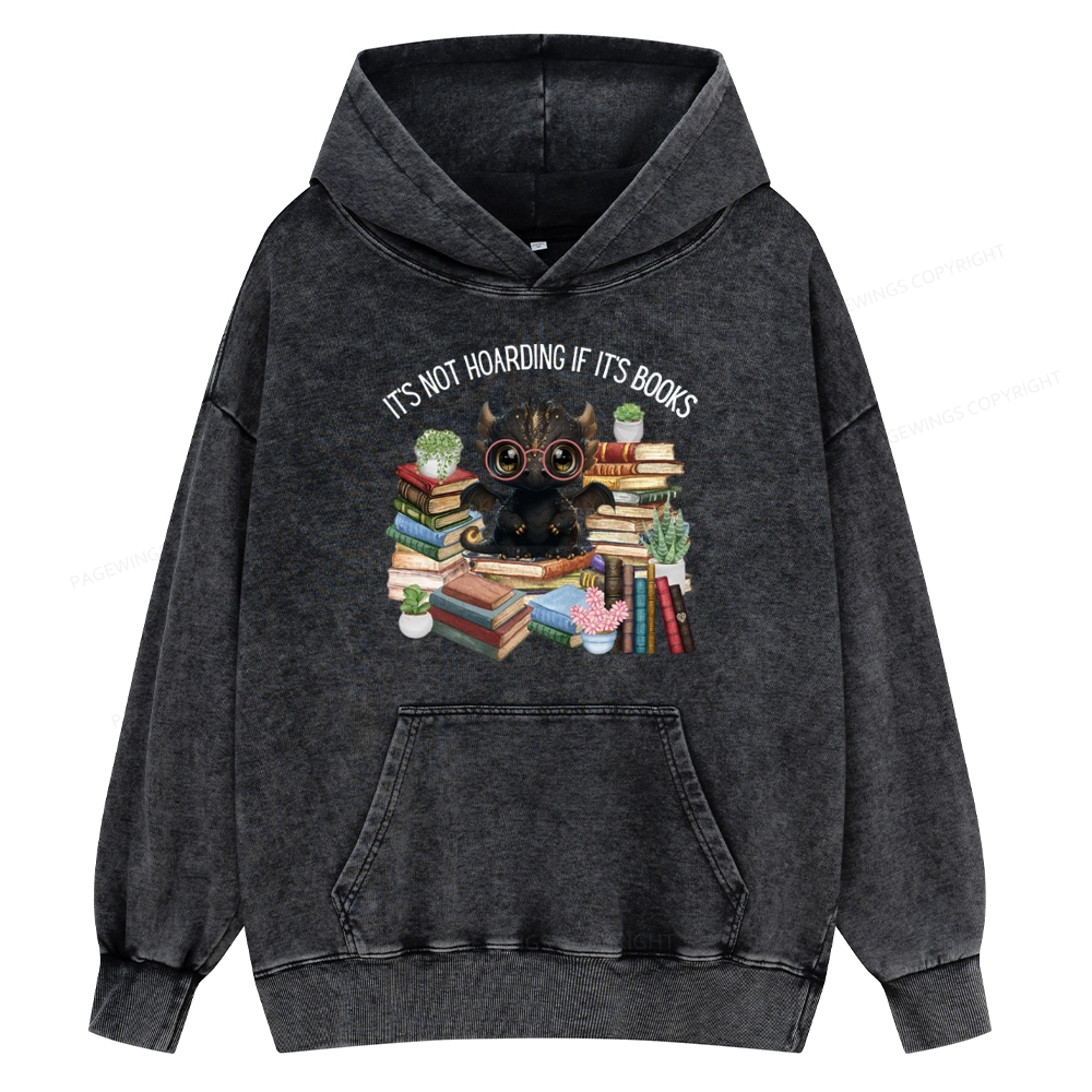 [Copy]Pagewings Fourth Wing Merry Bookmas Unisex Washed Hoodie