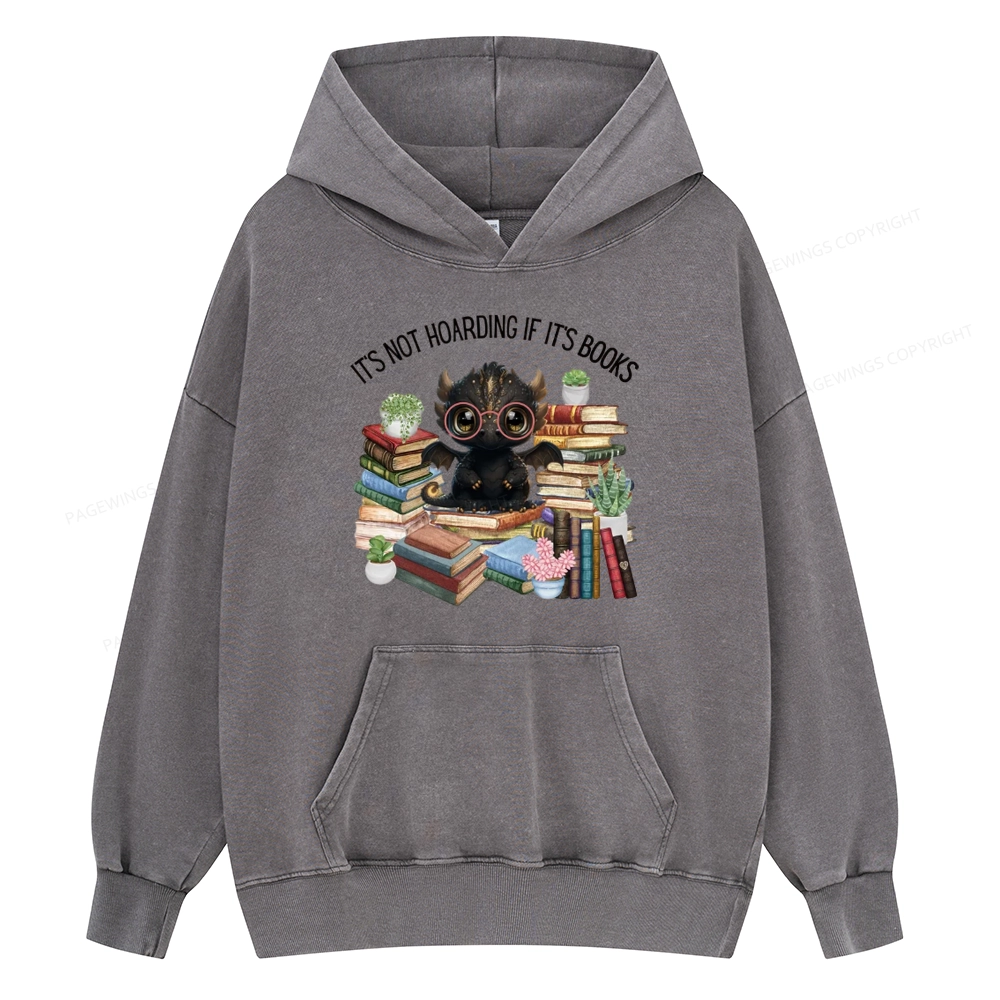 [Copy]Pagewings Fourth Wing Merry Bookmas Unisex Washed Hoodie