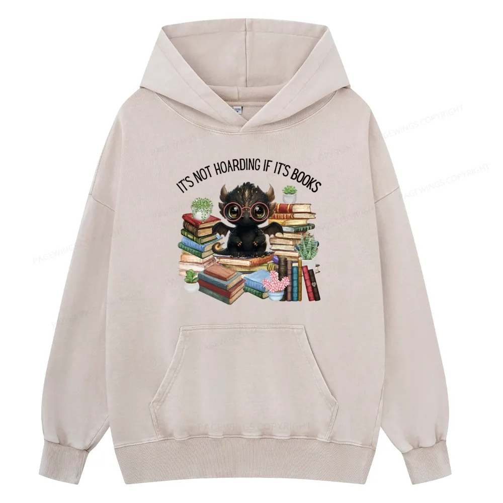 [Copy]Pagewings Fourth Wing Merry Bookmas Unisex Washed Hoodie