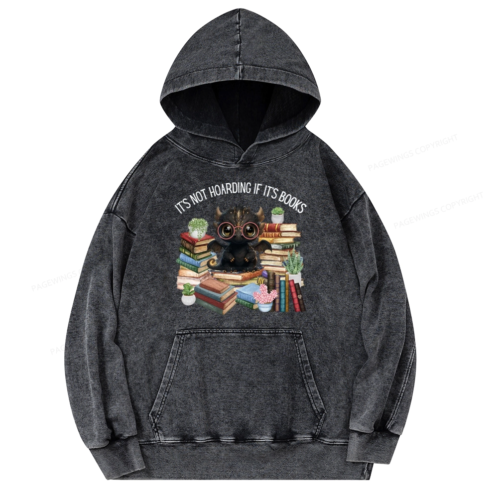 [Copy]Pagewings Fourth Wing Merry Bookmas Unisex Washed Hoodie