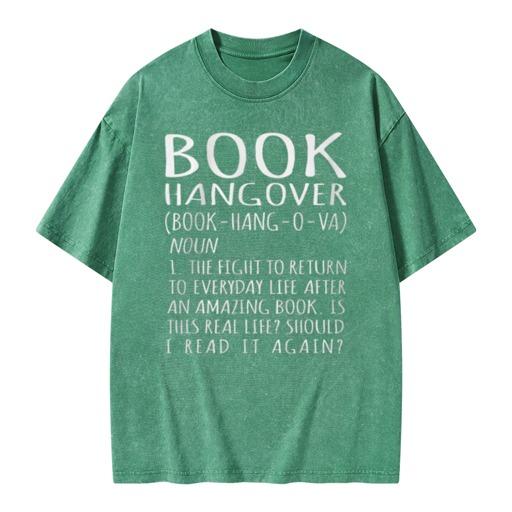 Pagewings Book Hangover Unisex Washed T-shirt