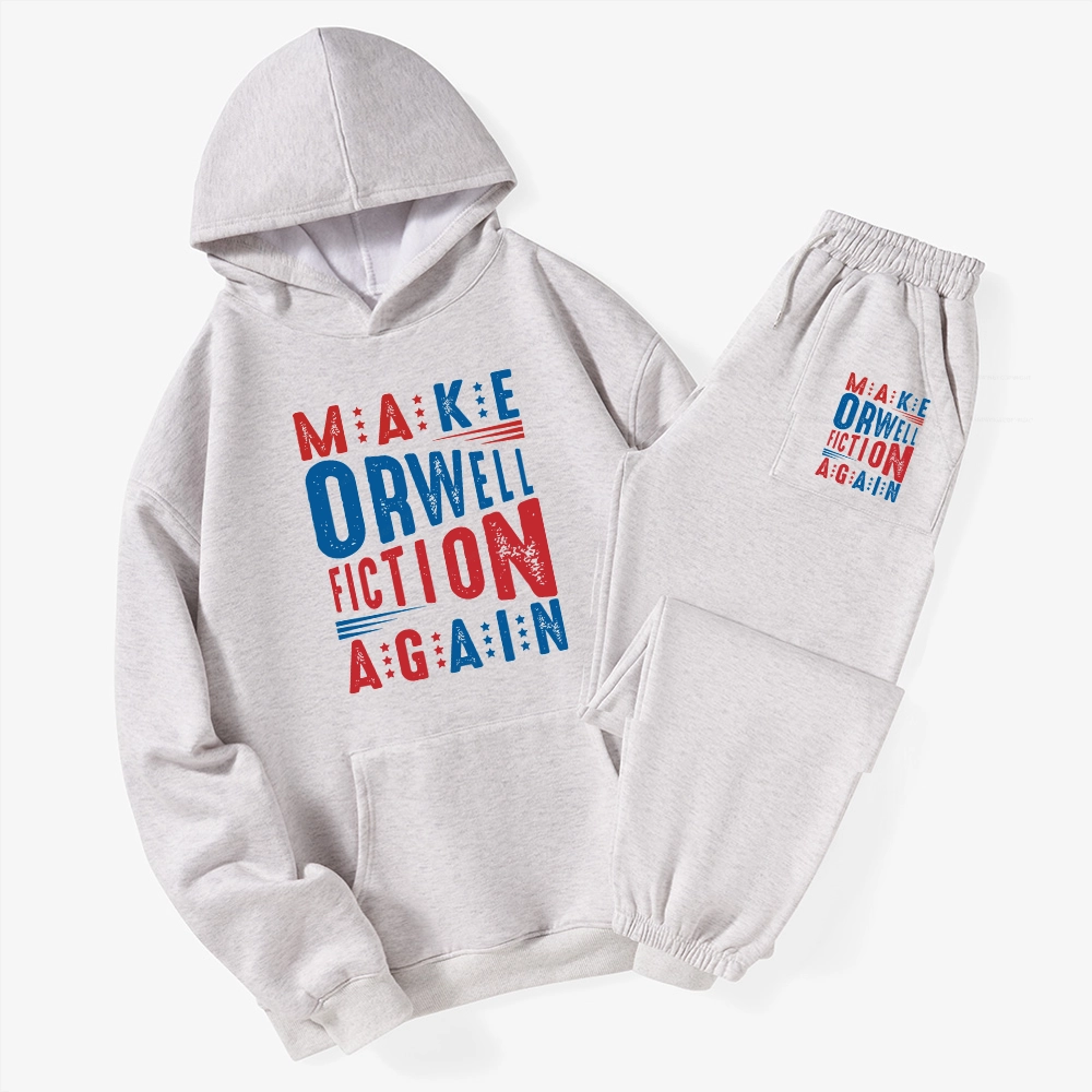 Pagewings 1984 Book Unisex Fleece Hoodie Set