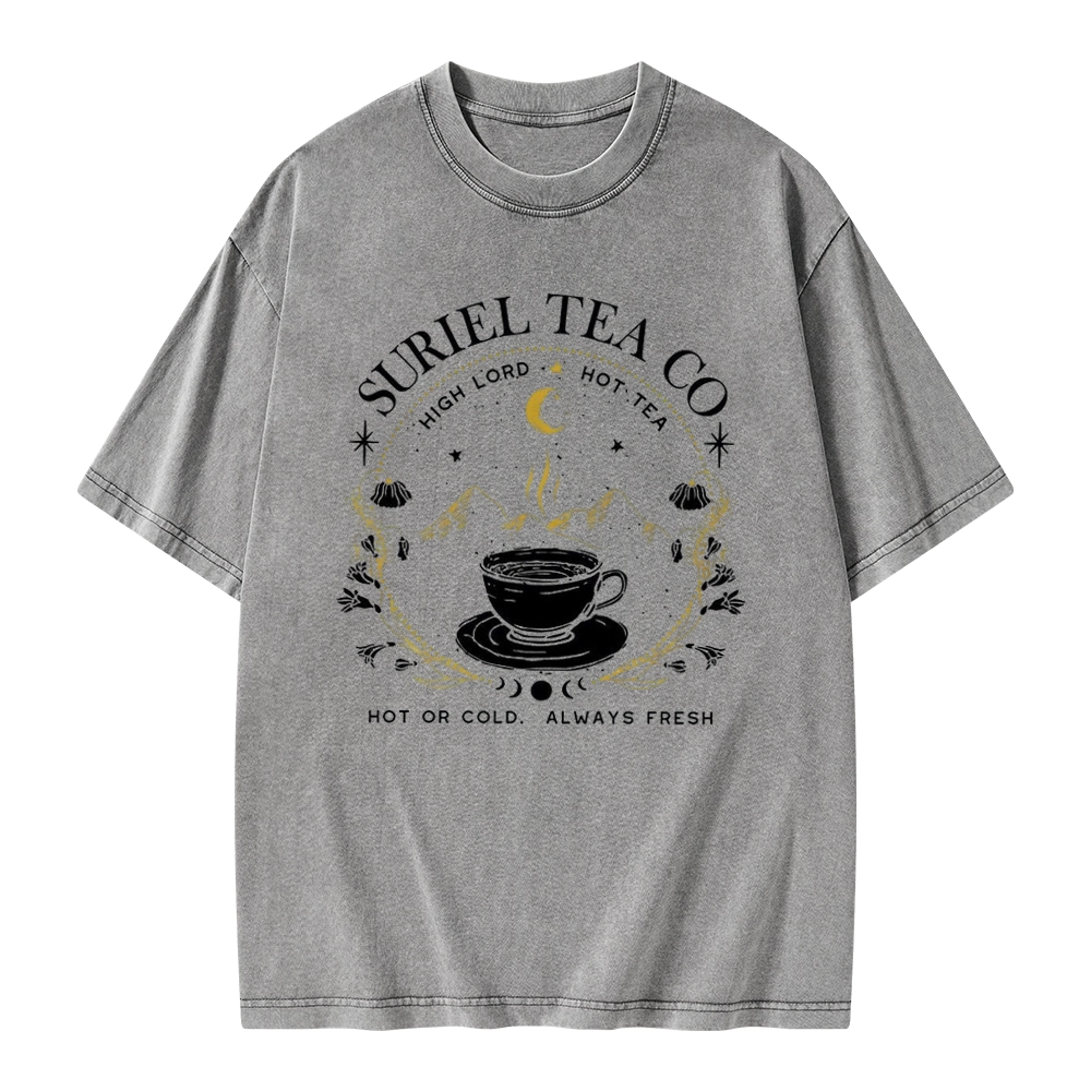 Pagewings Suriel Tea Co Unisex Washed T-shirt