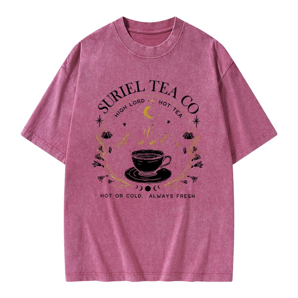 Pagewings Suriel Tea Co Unisex Washed T-shirt