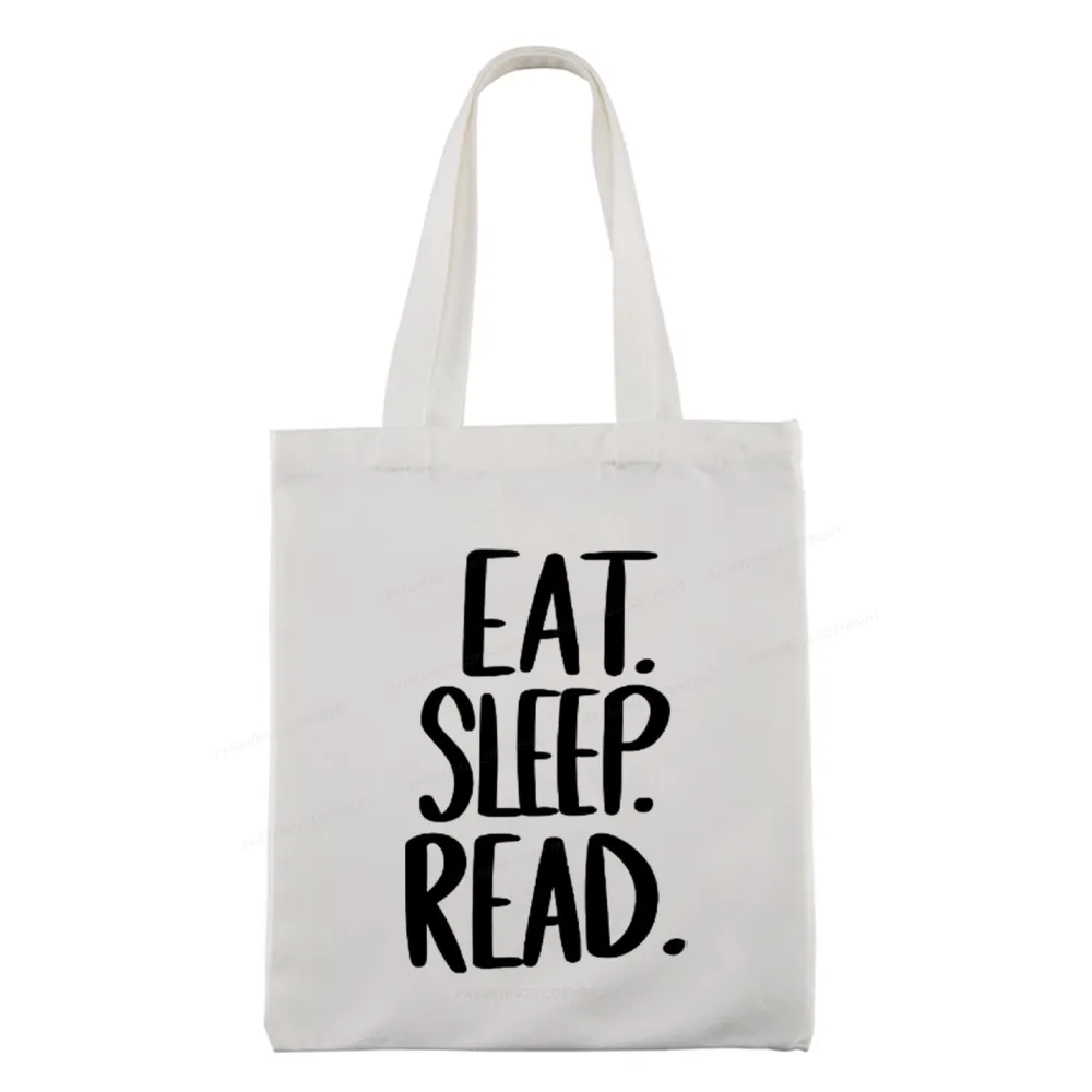 Pagewings Eat Sleep Read Tote Bag
