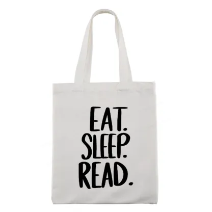 Pagewings Eat Sleep Read Tote Bag