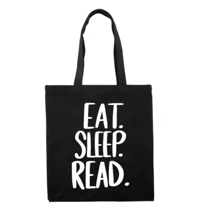 Pagewings Eat Sleep Read Tote Bag