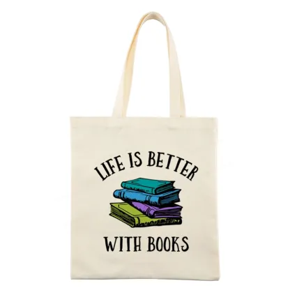 Pagewings Life's Better With Books Tote Bag