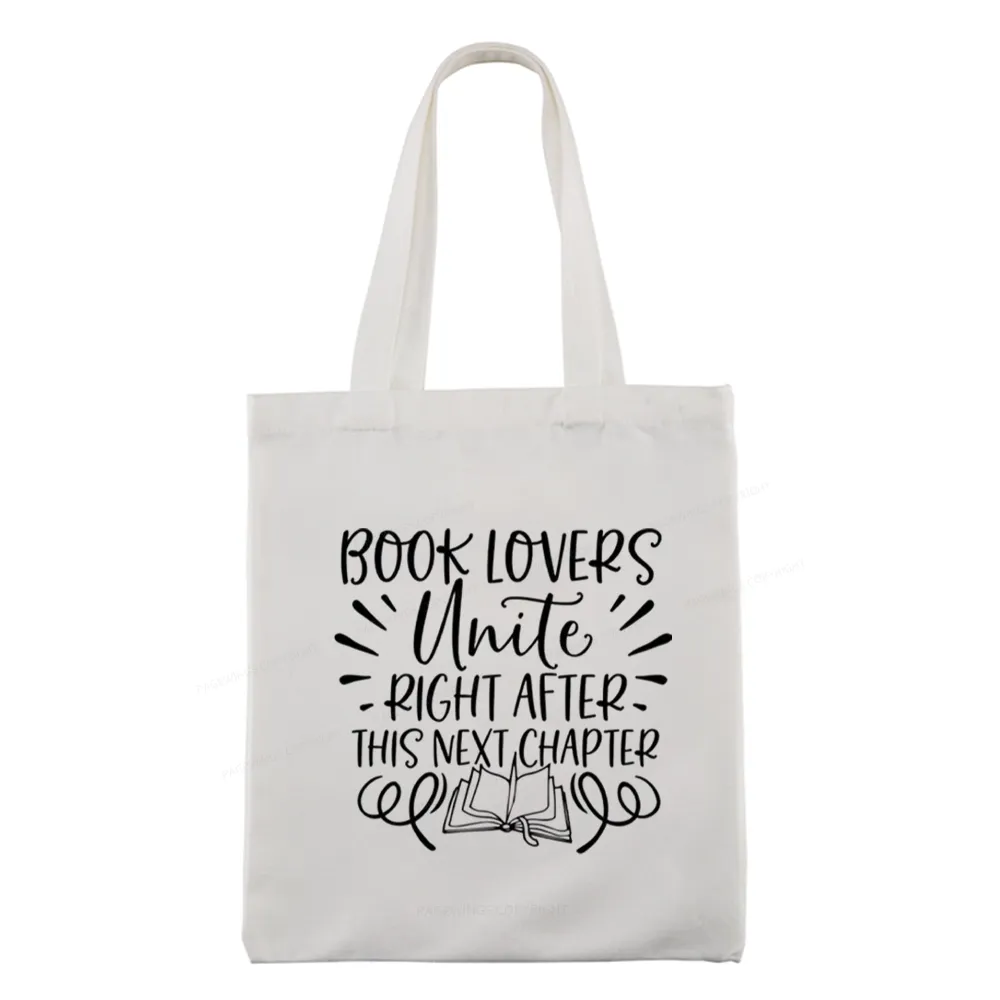 Pagewings Book Lovers Unite Tote Bag