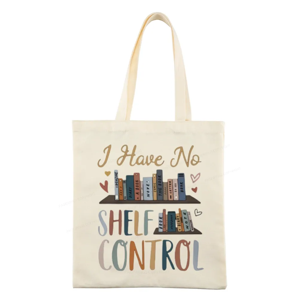 Pagewings I Have No Shelf Control Unite Tote Bag