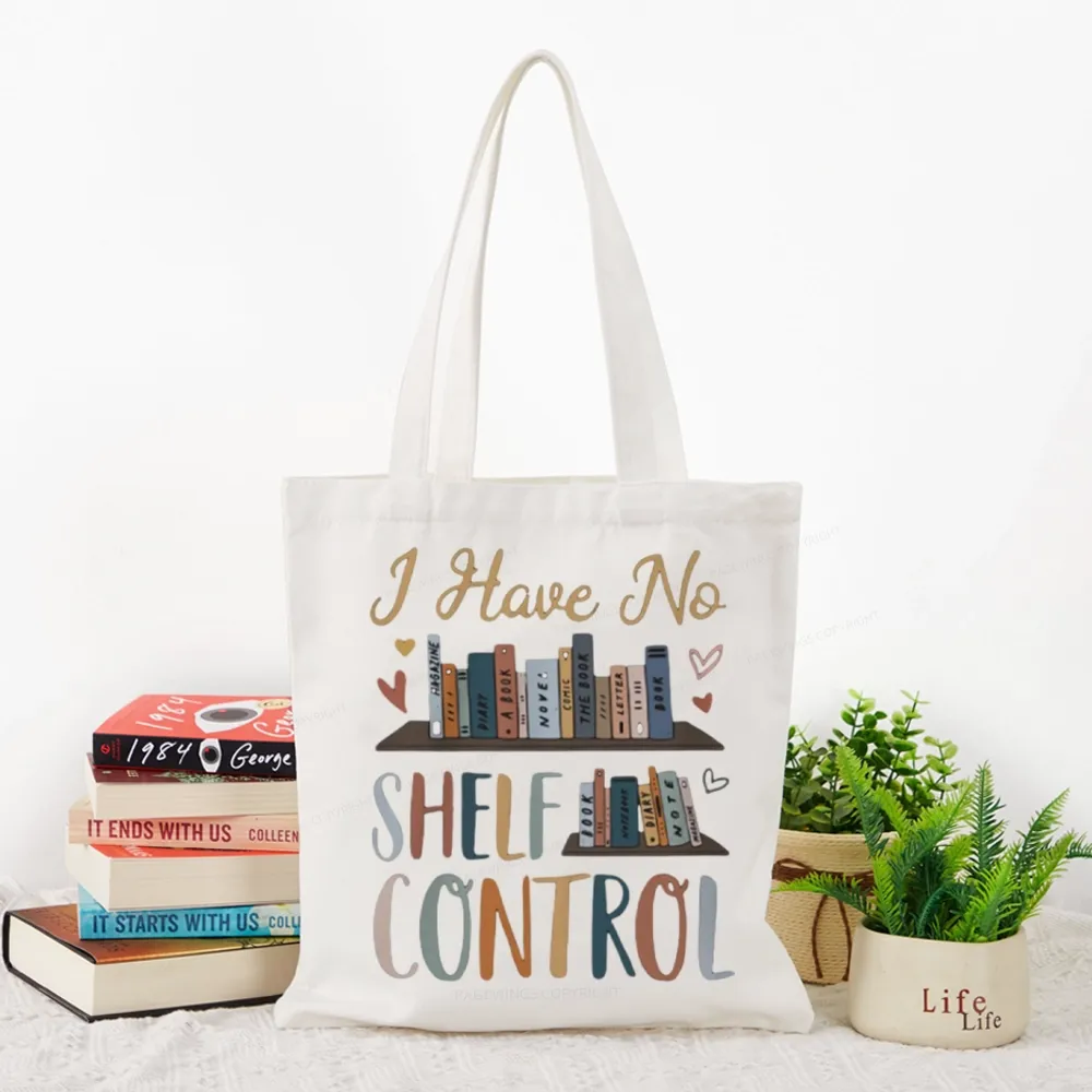 Pagewings I Have No Shelf Control Unite Tote Bag