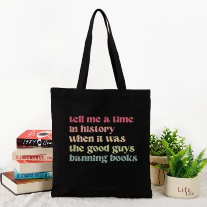 Pagewings Tell Me a Time in History Tote Bag