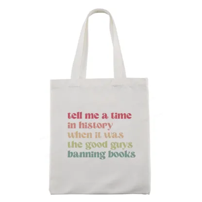 Pagewings Tell Me a Time in History Tote Bag