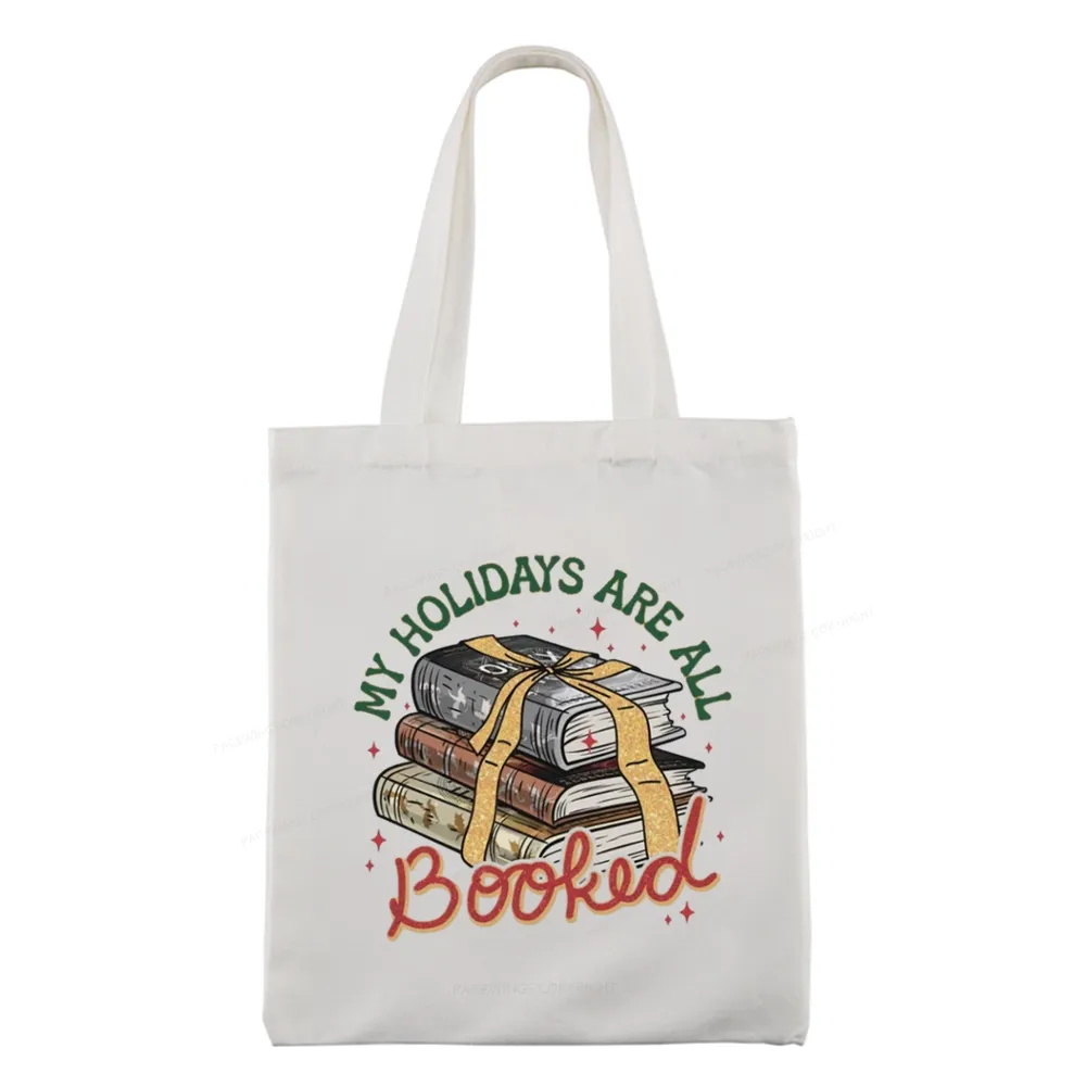 Pagewings My Holidays Are All Booked Christmas Tote Bag