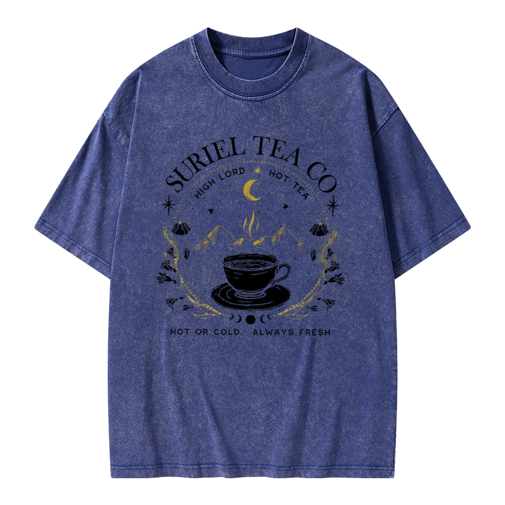 Pagewings Suriel Tea Co Unisex Washed T-shirt