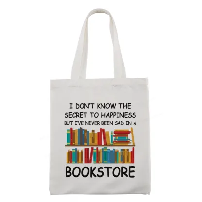 Pagewings I've Never Been Sad In A Bookstore Tote Bag