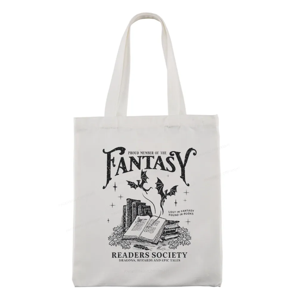 Pagewings Fantasy Readers Society Tote Bag