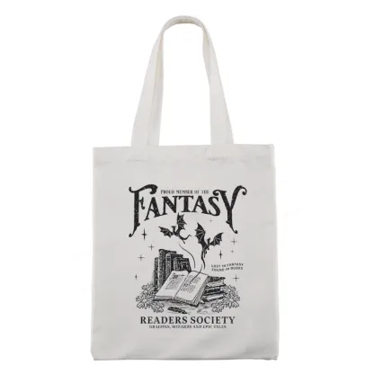 Pagewings Fantasy Readers Society Tote Bag