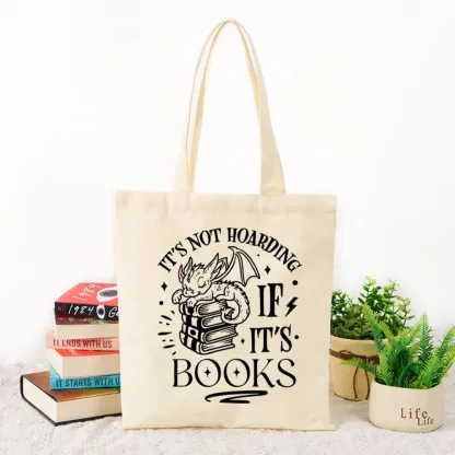 Pagewings It's Not Hoarding If It's Books Tote Bag