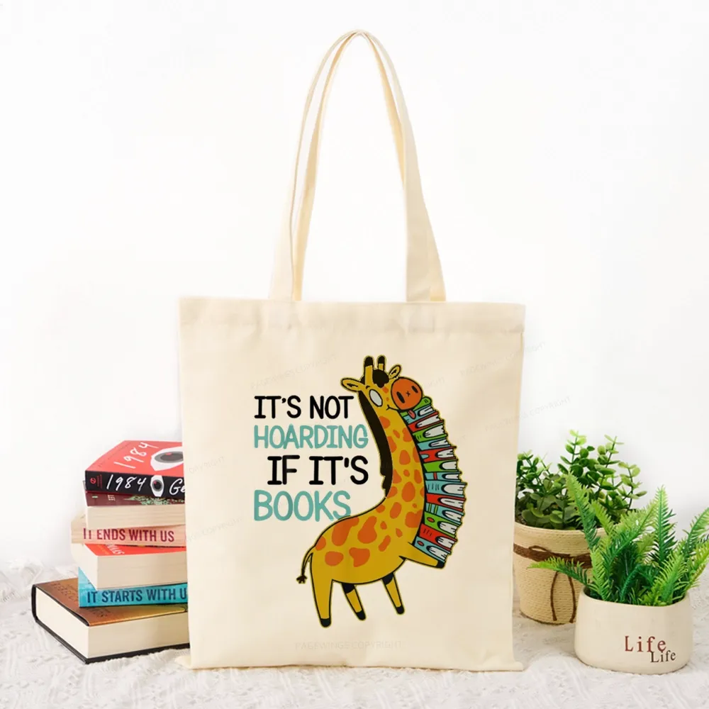 Pagewings It's Not Hoarding If It's Books Tote Bag