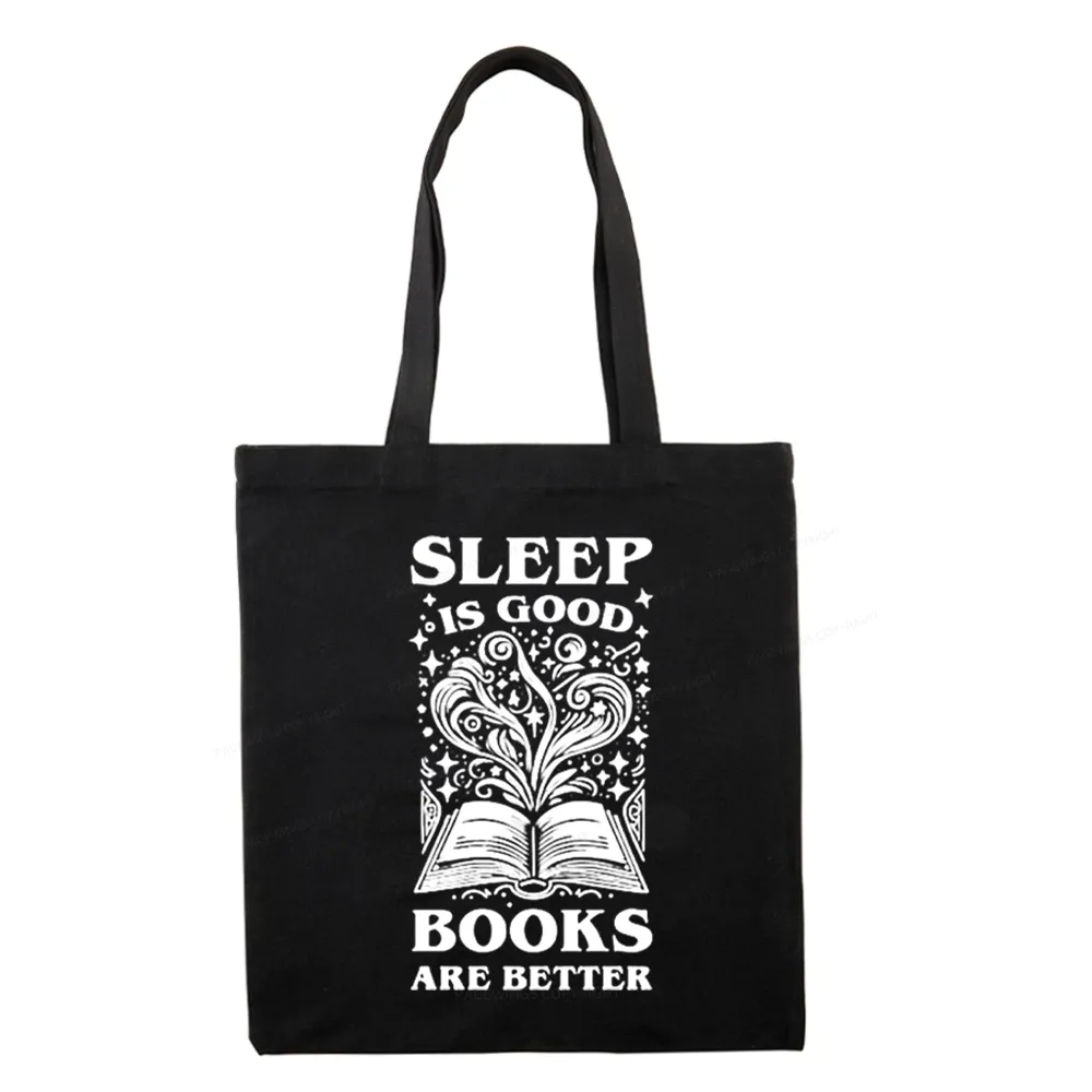 Pagewings Sleep is Good Books are Better Tote Bag