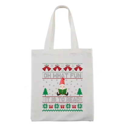 Pagewings Oh What Fun It Is To Read Tote Bag