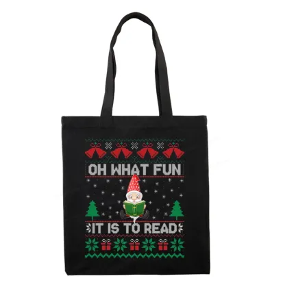 Pagewings Oh What Fun It Is To Read Tote Bag