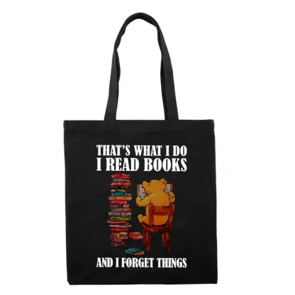 Pagewings That's What I Do I Read Books Tote Bag