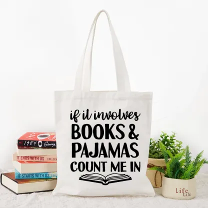 Pagewings Books And Pajamas Tote Bag