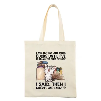Pagewings I Will Not Buy Any More Books Tote Bag