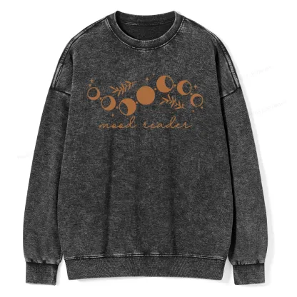 Pagewings Mood Reader Unisex Washed Sweatshirt