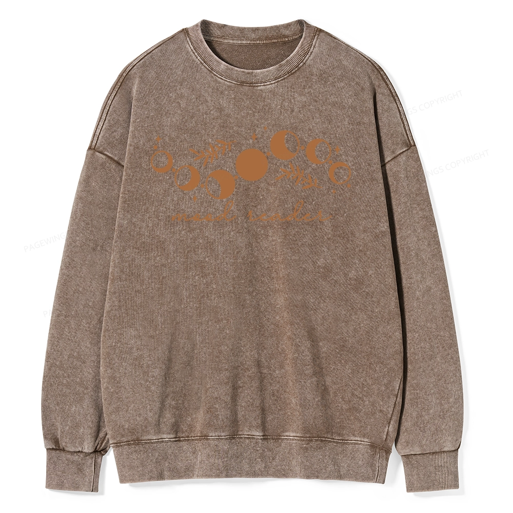 Pagewings Mood Reader Unisex Washed Sweatshirt