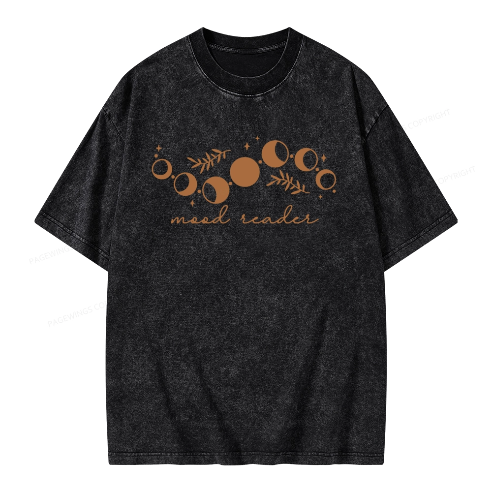 Pagewings Mood Reader Unisex Washed T-shirt