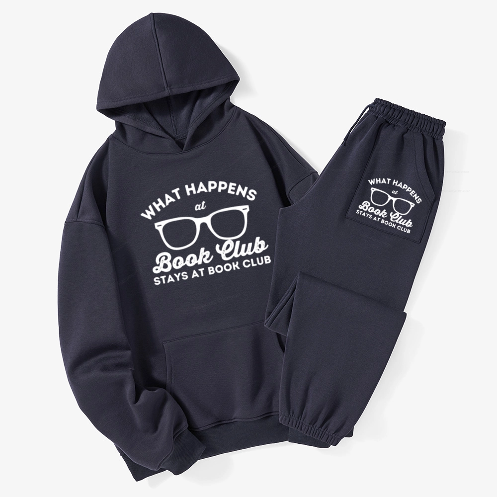 Pagewings What Happens At Book Club Unisex Fleece Hoodie Set